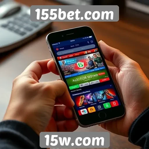 Experiência do usuário no 155bet.com em dispositivos móveis