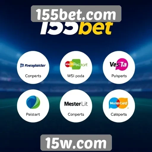 Métodos de pagamento aceitos no site 155bet.com